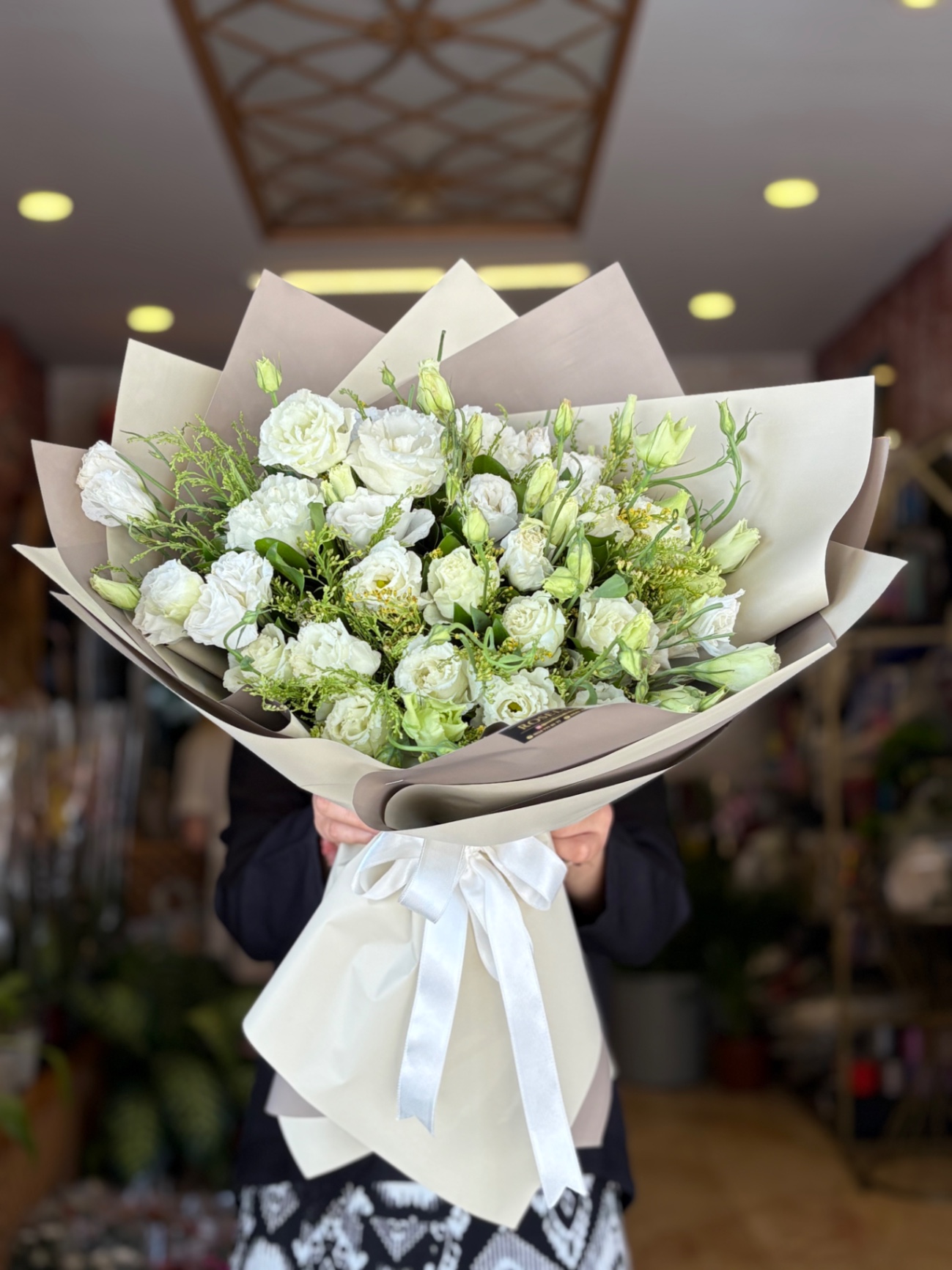 Lisyantus buketi (BEYAZ)